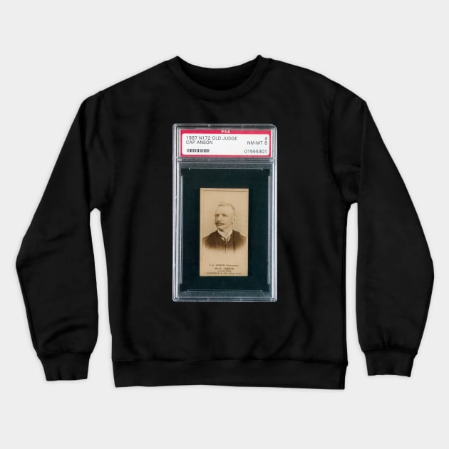 1887 Old Judge (N172) - CAP ANSON Crewneck Sweatshirt by anjaytenan